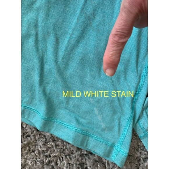 Lululemon Metal Vent Tech blue SEAMLESS LONG SLEEVE SHIRT sz L STAINS - Picture 6 of 6